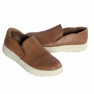 Gravity Defyer Ashanti Leather Slip Ons Brown Size 8.5